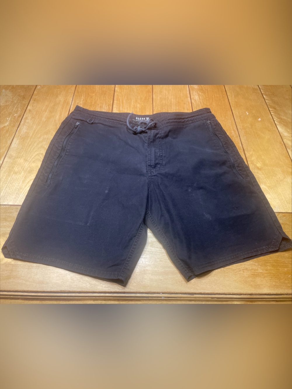 Roark Layover Traveler Shorts Size 33 Color Black Cargo Hiking Outdoor Gorpcore